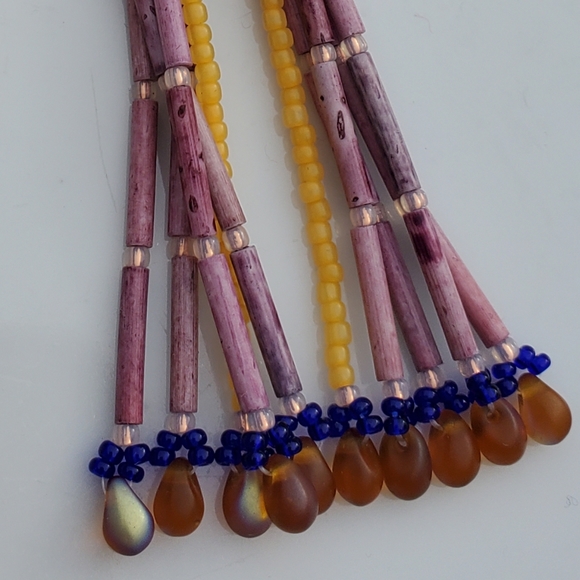 Beaded earrings by @parcelandpart - Picture 2 of 5